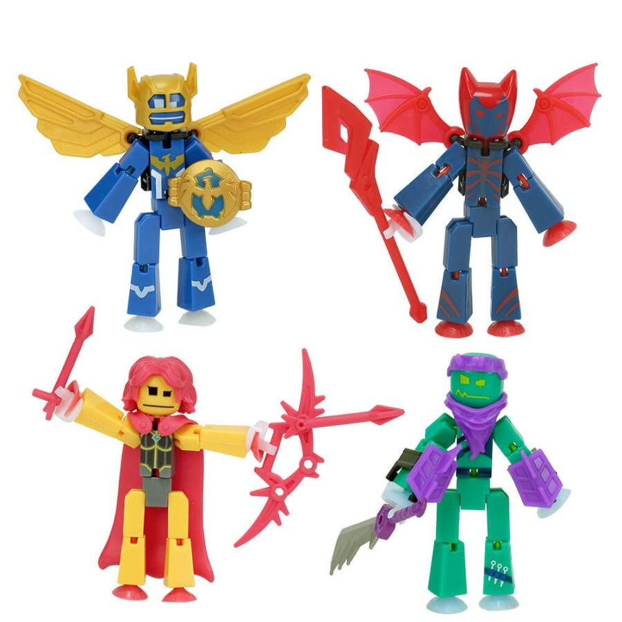 Animation Toys Stikbot | Stikbot Legendz Series 1 - Valor, Ruebell, Dominus, Raze Oni