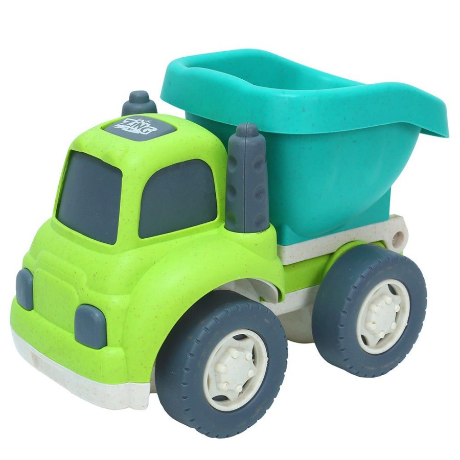 Preschool Toys Zing.Store | Plantastic City Vehicles Single Pack (Large Size) - Gravel Truck