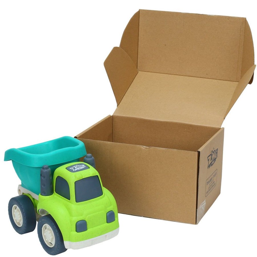 Preschool Toys Zing.Store | Plantastic City Vehicles Single Pack (Large Size) - Gravel Truck