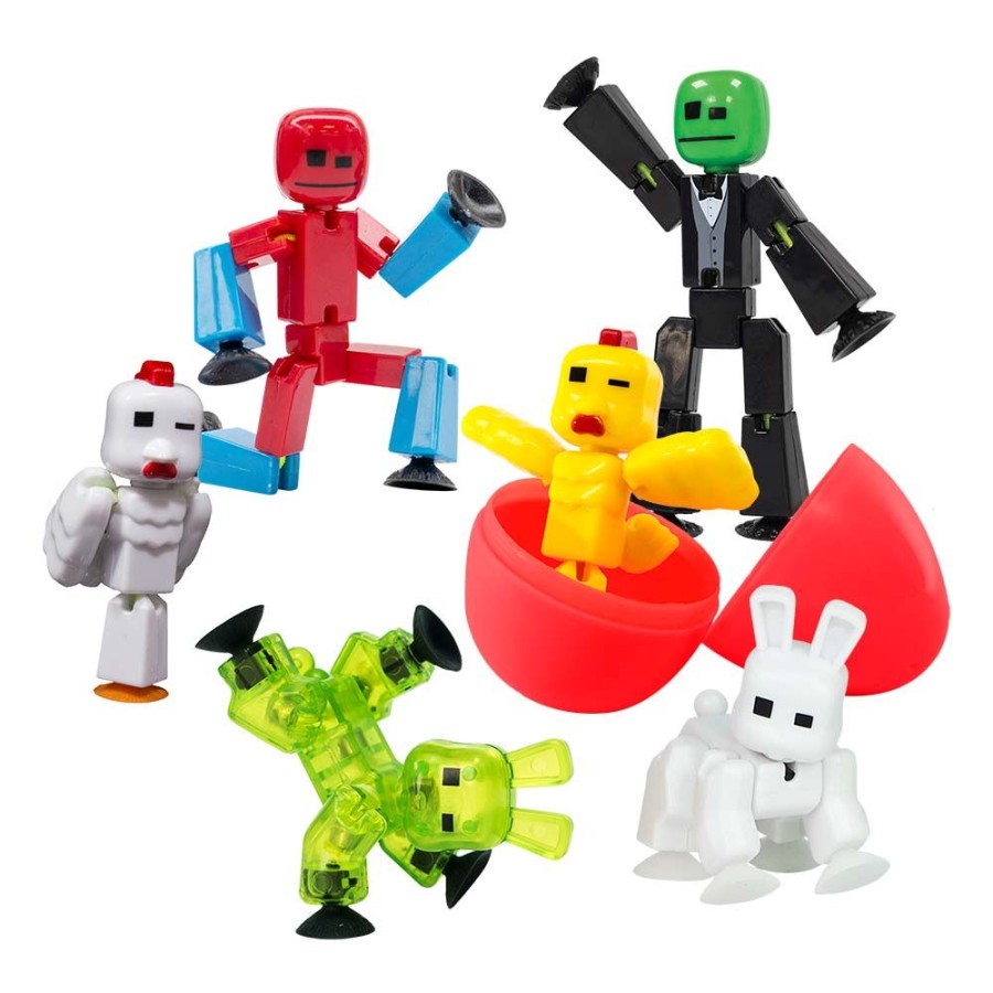 Animation Toys Stikbot | Stikbot 6 Pack Easter Egg Blind Pack - Series 1