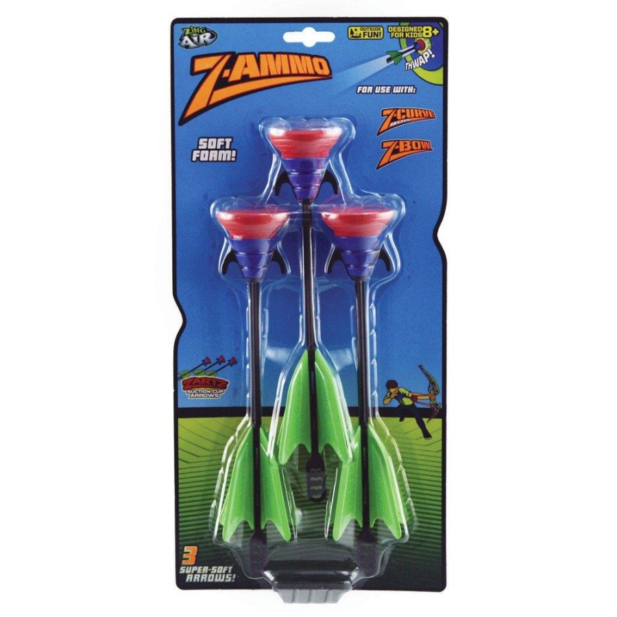 Accessories & Refills Zing Air | Z-Ammo Suction Cup Arrows Refills For Z-Curve Bow And Z-Bow