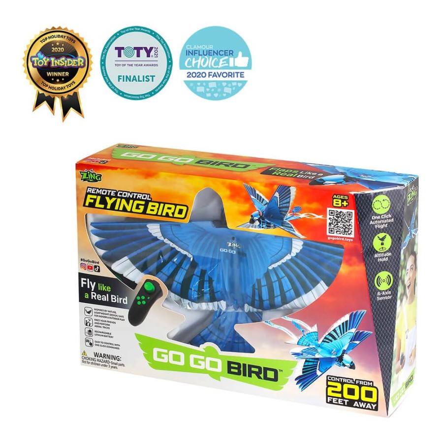 Remote Control Toys Go Go Bird | Go Go Bird - Blue Jay