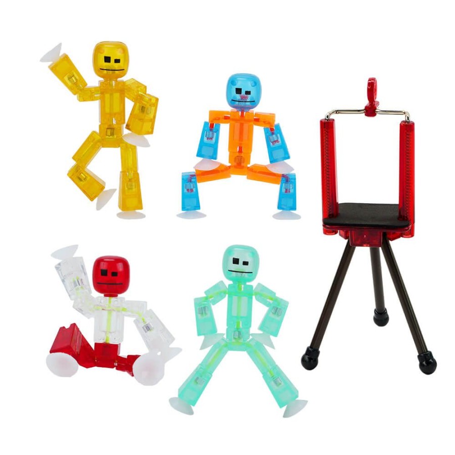 Animation Toys Stikbot | Stikbot - Special 4 Pack With Tripod