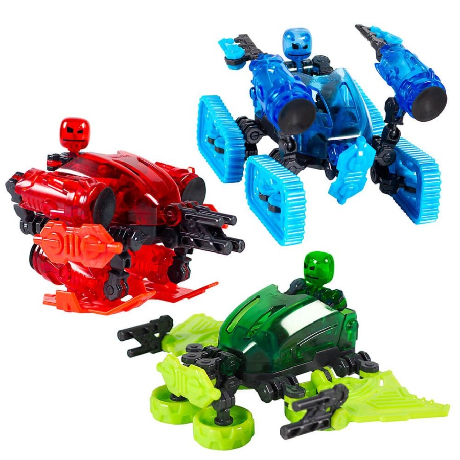 Animation Toys Klikbot | Klikbot Megabot (Transforming Mega Vehicle With Klikbot) 3 Pack Bundle