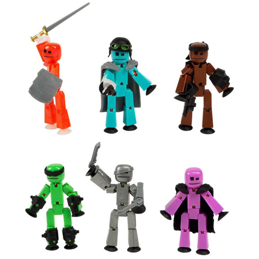 Animation Toys Stikbot | Stikbot Off The Grid 6 Character Bundle