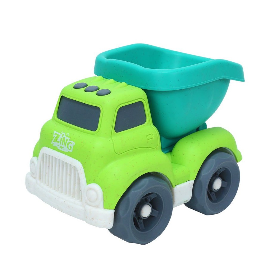 Preschool Toys Zing.Store | Plantastic City Vehicles Single Pack (Medium Size) - Gravel Truck