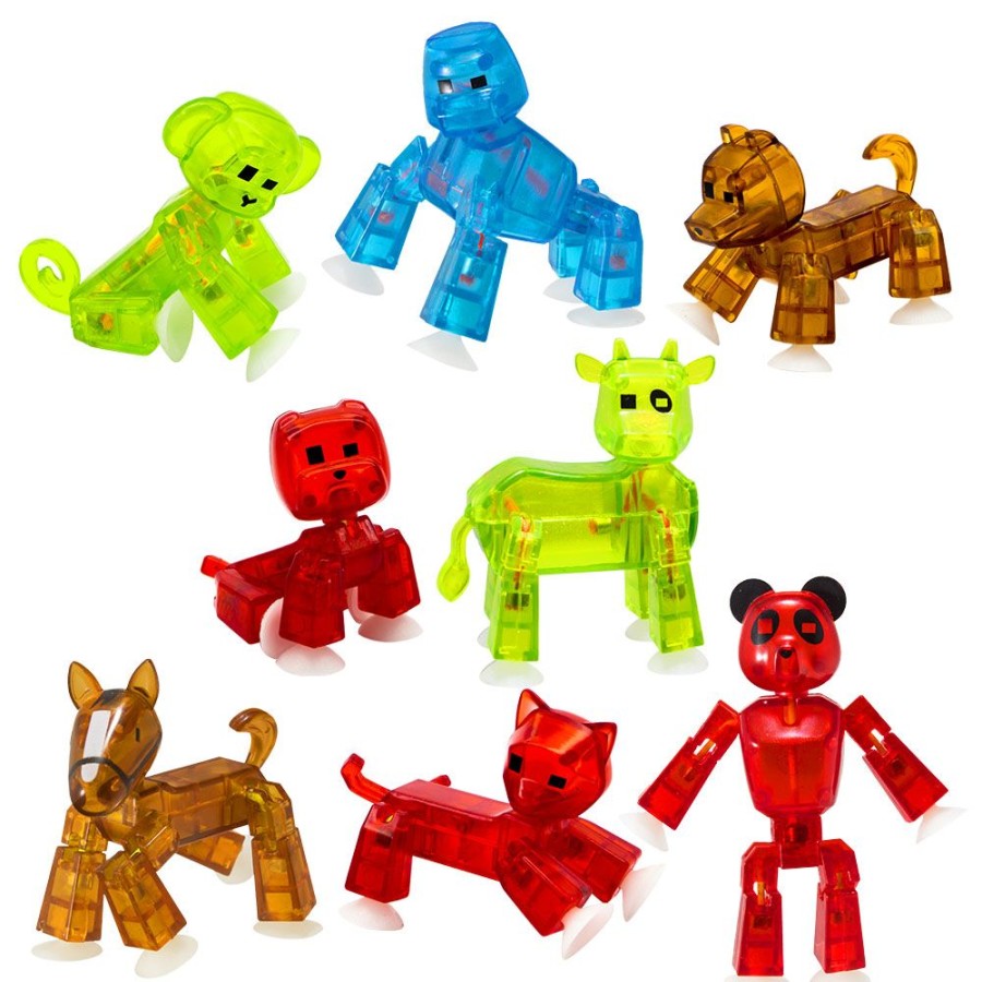 Animation Toys Zing.Store | Stikbot Pets Mega Value Pack B - 8 Pets