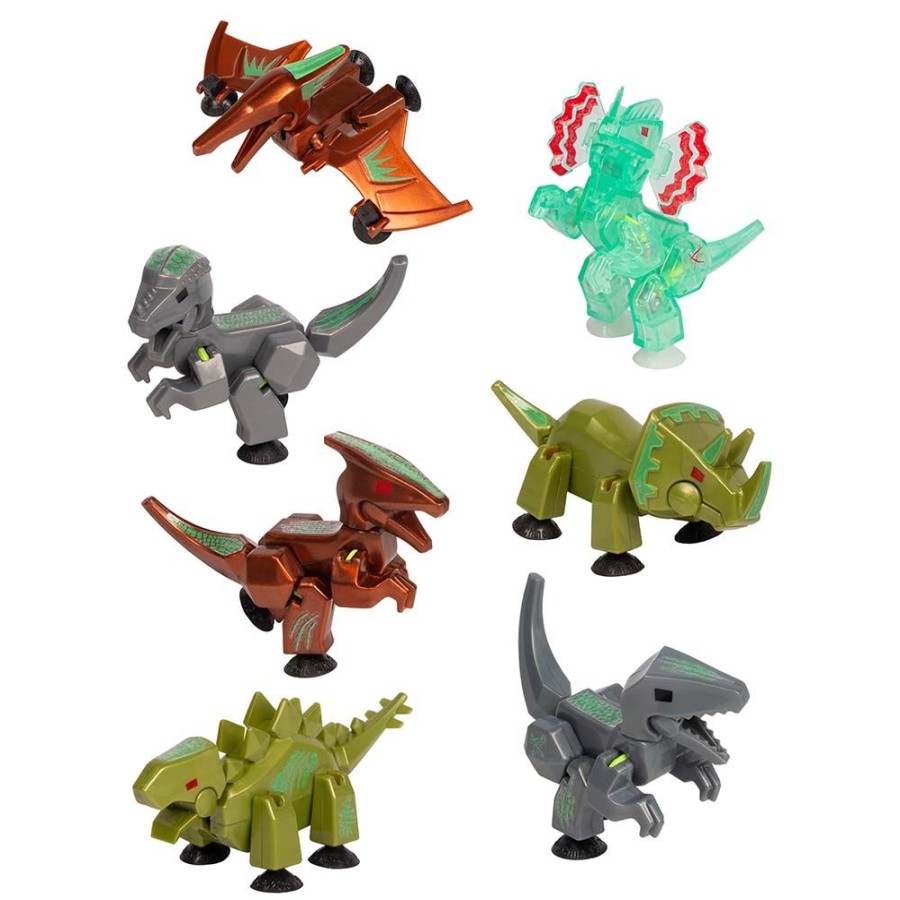 Animation Toys Stikbot | Stikbot Glow-In-The-Dark Dino Egg 7 Pack Bundle