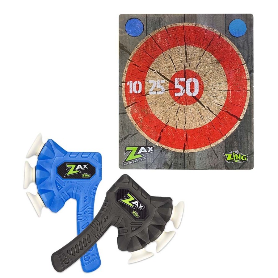 Boomerangs/Throwing Toys Zing | Zax 2 Pack With Target - Soft Foam Throwing Axes