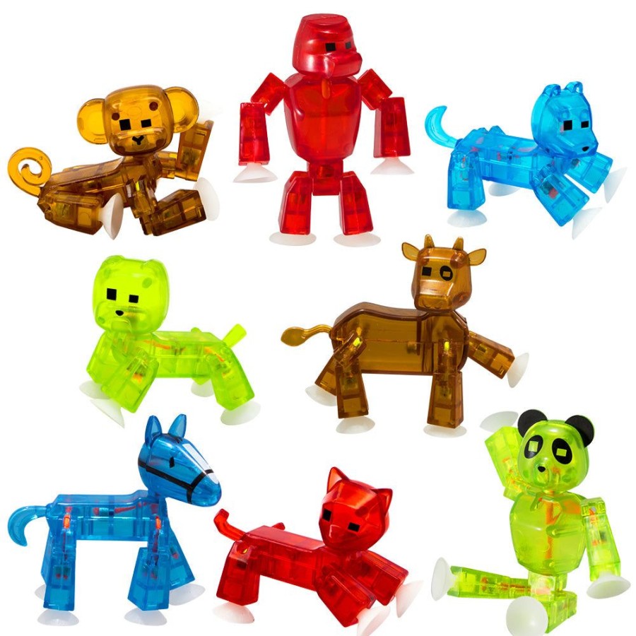 Animation Toys Zing.Store | Stikbot Pets Mega Value Pack A - 8 Pets