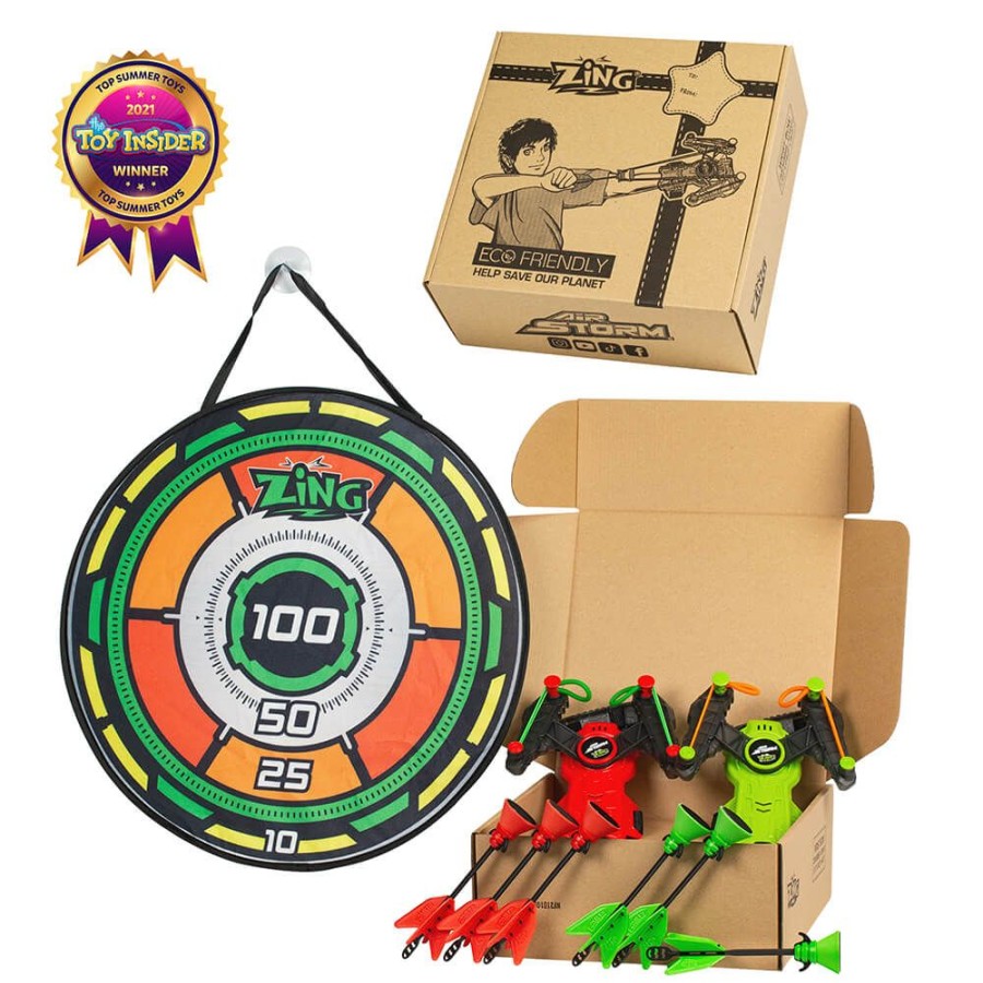 Bows & Arrows Air Storm | Air Storm Wrist Bow 2 Pack With Target