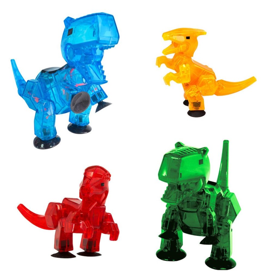 Animation Toys Stikbot | Stikbot Dino 4 Pack Bundle (2 Dinos & 2 Mega Dinos)