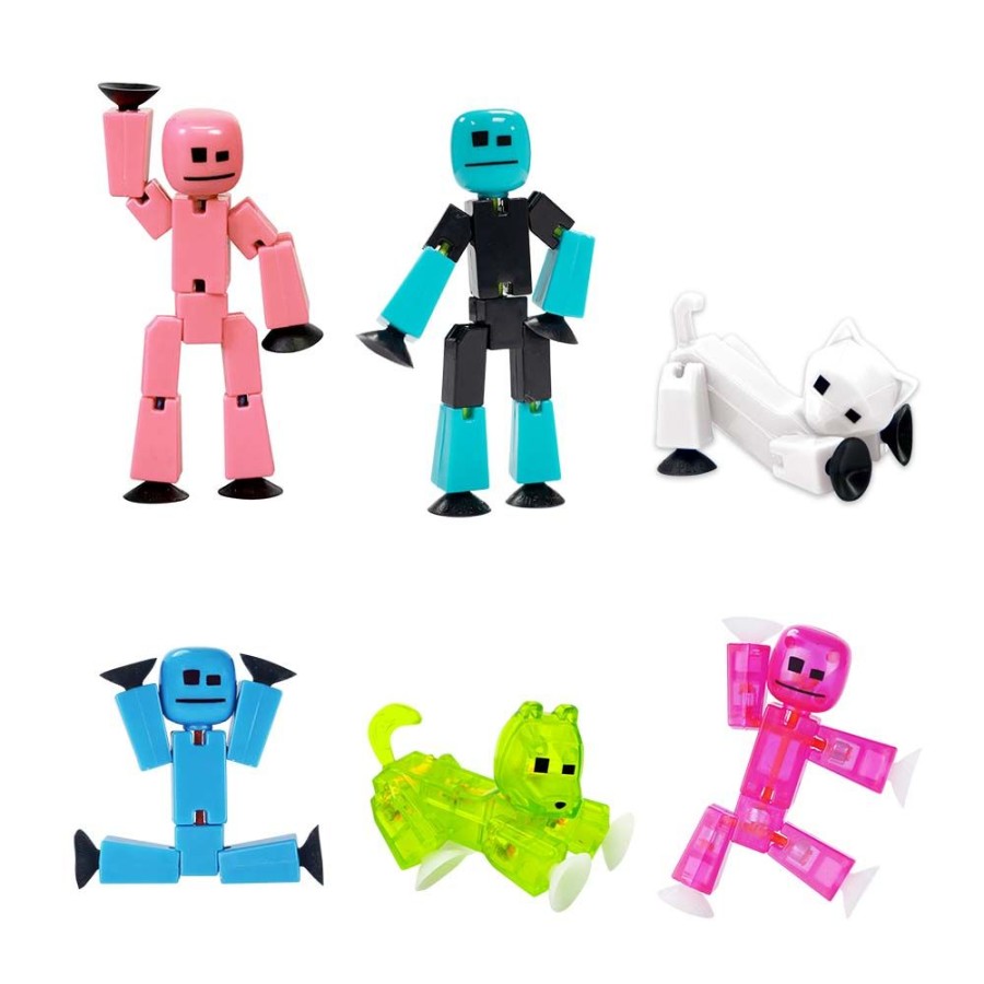 Animation Toys Stikbot | Stikbot Family Pack - New Bundle