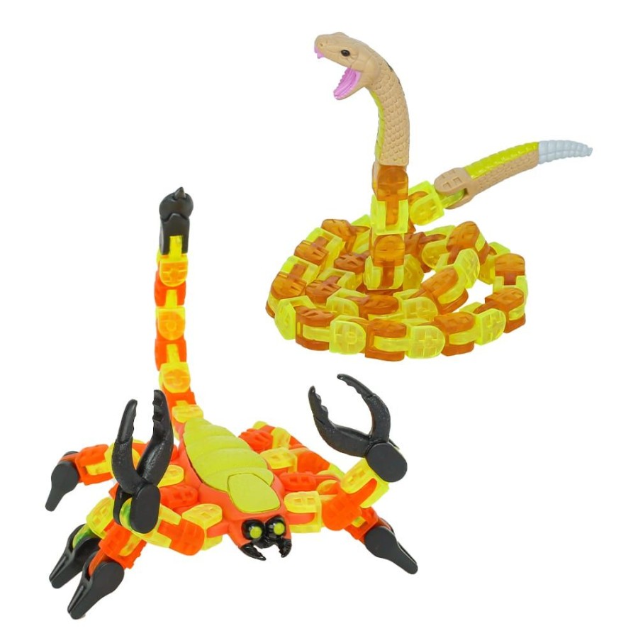 Animation Toys Klixx Creaturez | Klixx Creaturez Combo Pack - Scorpion + Rattlesnake