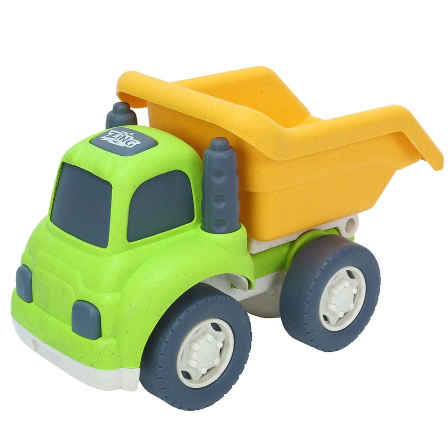 Preschool Toys Zing.Store | Plantastic City Vehicles Single Pack (Large Size) - Dump Truck