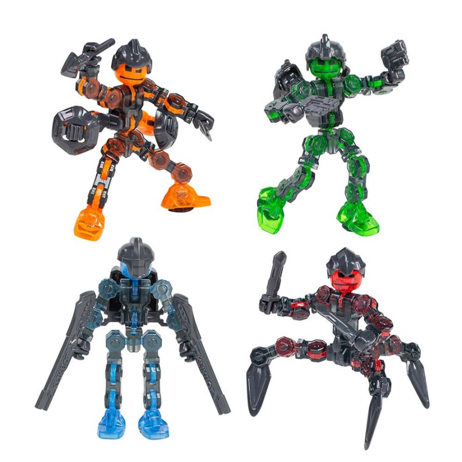 Animation Toys Klikbot | Klikbot - Series 3 Guardian, New Characters & Weapons, Includes Blitz, Sabre, Barrage And Tempest